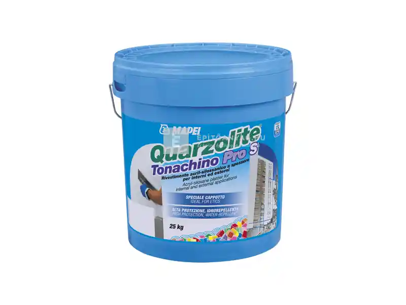 Bestseller Mapei Quarzolite Tonachino PRO S vékonyvakolat fehér 1,5 mm 25 kg