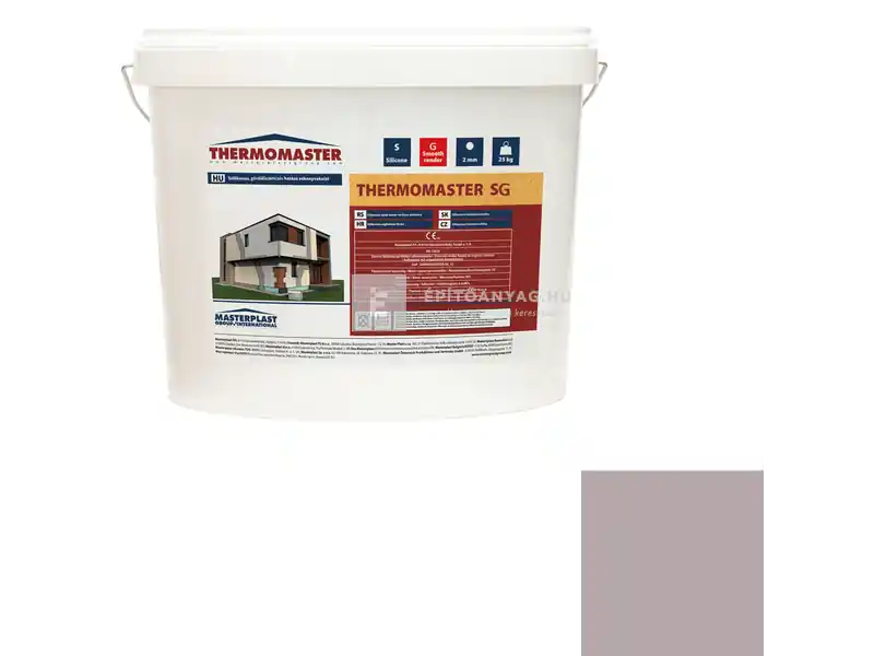 Biztonságos fizetés Masterplast Thermomaster szilikon vékonyvakolat, gördülőszemcsés 2 mm 20-D 25 kg