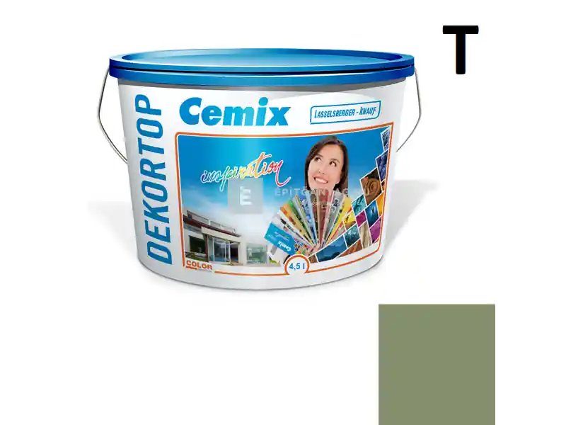Rendeld meg most Cemix 2802 DekorTOP diszperziós homlokzatfesték 6557 intense 4,5 l
