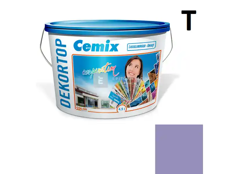 Cemix 2802 DekorTOP diszperziós homlokzatfesték 6717 intense 4,5 l Rendeld meg most