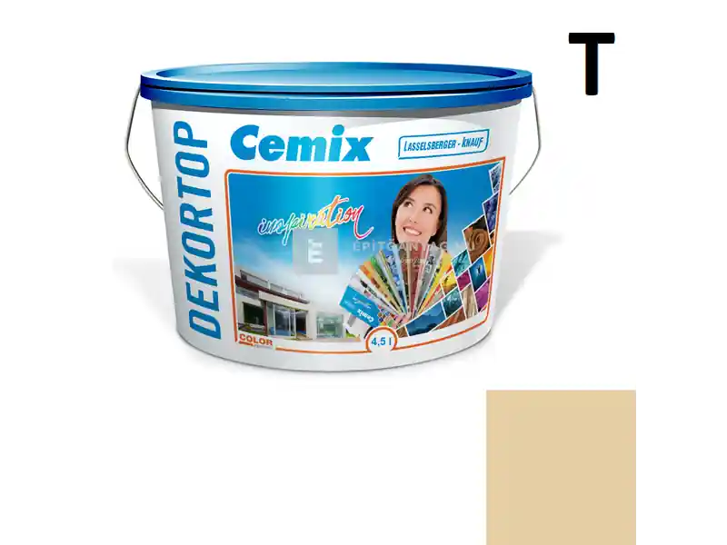 Biztonságos fizetés Cemix 2802 DekorTOP diszperziós homlokzatfesték 6923 intense 4,5 l