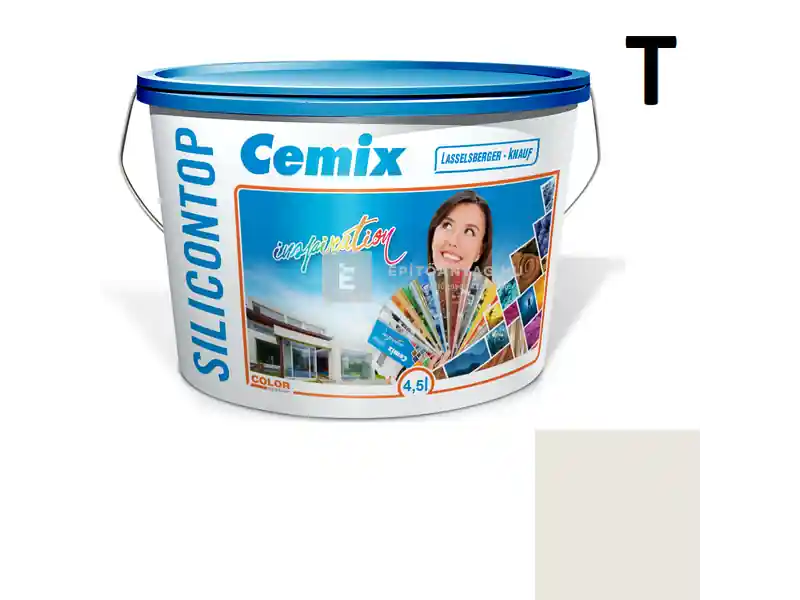 Exkluzív ajánlat Cemix 2800 SiliconTOP szilikon homlokzatfesték 4161 cream 4,5 l