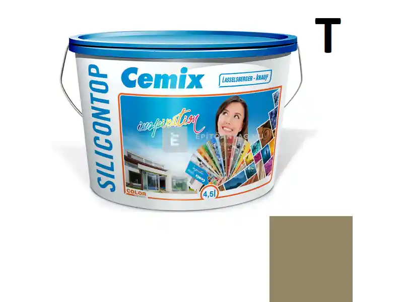 Cemix 2800 SiliconTOP szilikon homlokzatfesték 4559 green 4,5 l Akciós ár