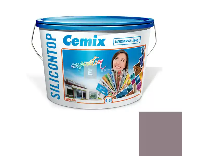 Vásárlói kedvenc Cemix 2800 SiliconTOP szilikon homlokzatfesték 5187 rusty 4,5 l