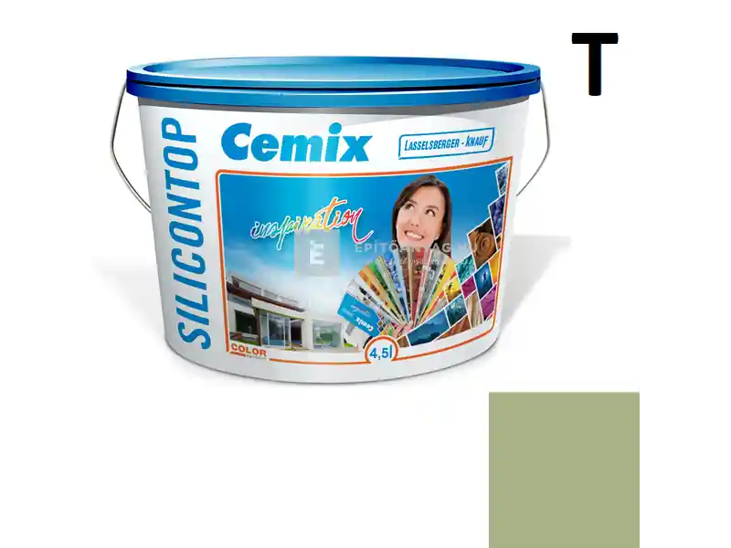 Kedvezmény Cemix 2800 SiliconTOP szilikon homlokzatfesték 6545 intense 4,5 l