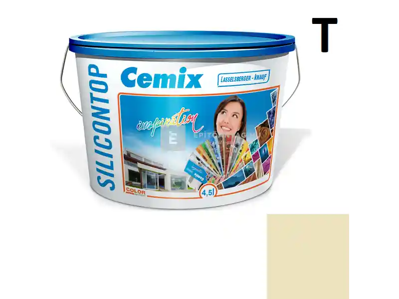 Expressz kézbesítés Cemix 2800 SiliconTOP szilikon homlokzatfesték 6141 intense 4,5 l