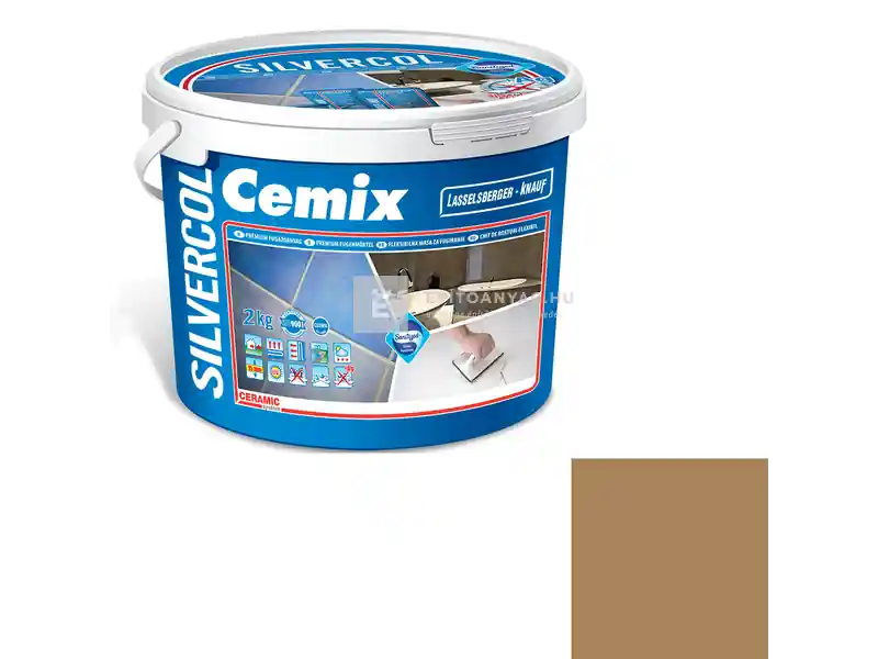 Újdonság Cemix 8640 SilverCol fugázó 2-15 mm karamell 2 kg