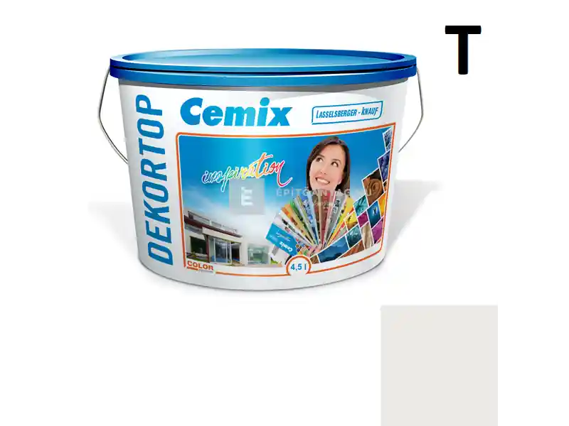 Azonnali szállítás Cemix 2802 DekorTOP diszperziós homlokzatfesték 4181 cream 4,5 l