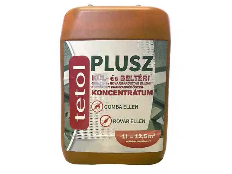 Újdonság Kemikál Tetol Plusz faanyagvédő szer zöld 5 l