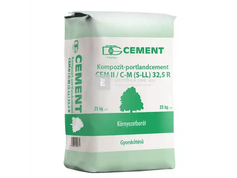 DTG CEM II/C-M (S-LL) 32,5 R cement 25 kg Népszerű