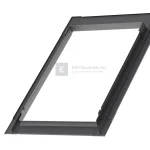 Biztonságos fizetés VELUX Basic 1000 EDS 55x78 cm-es burkolókeret, sík tetőfedő anyaghoz