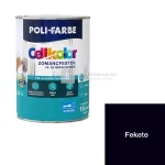 Alacsony ár Poli-Farbe Cellkolor selyemfényű zománcfesték fekete 0,4 l