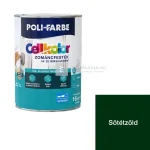 Alacsony ár Poli-Farbe Cellkolor selyemfényű zománcfesték sötétzöld 0,8 l