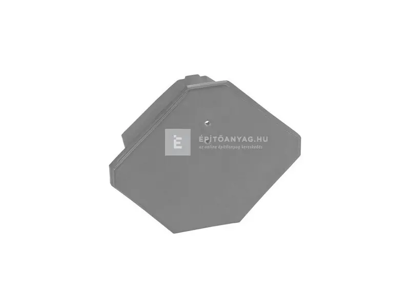 Tondach XXL design gerinc kezdő- és lezáróelem FusionProtect titán Kedvezmény