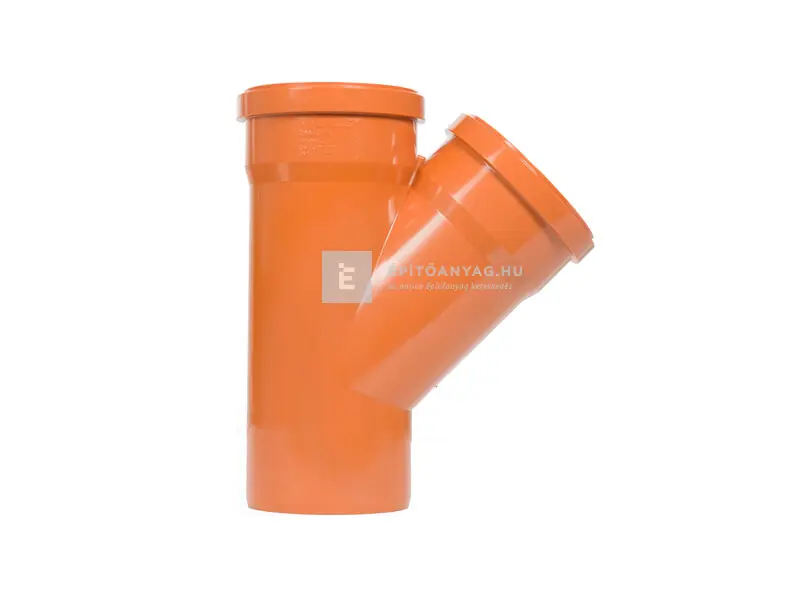 Valplast KG PVC ágidom 110/110 mm 45° Árcsökkenés