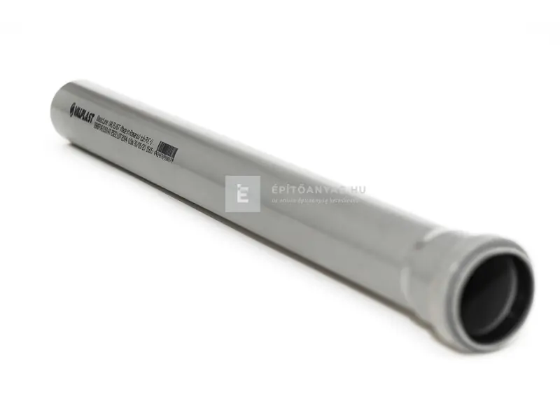 Utolsó esély Valplast PVC tokos cső gumigyűrűvel 50 mm, 2 m