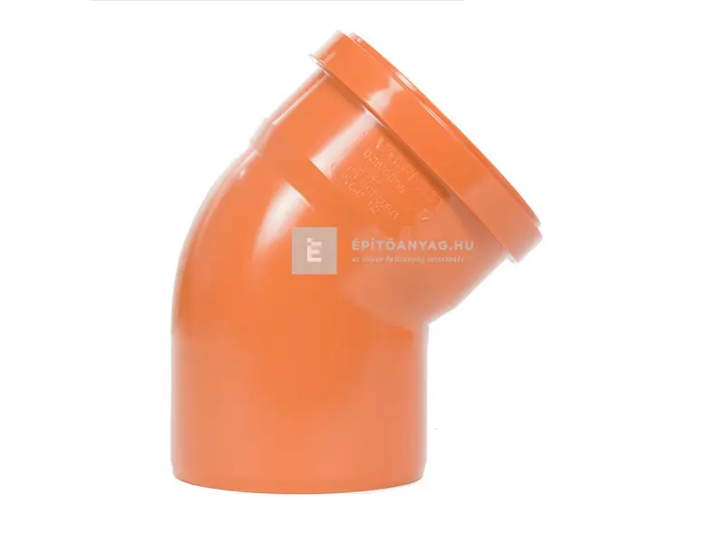 Árcsökkenés Valplast KG PVC ívidom 125 mm 45°