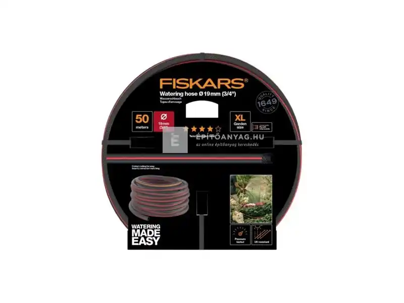 Vásárlói kedvenc Fiskars locsolótömlő 3/4", 50 m, Q4
