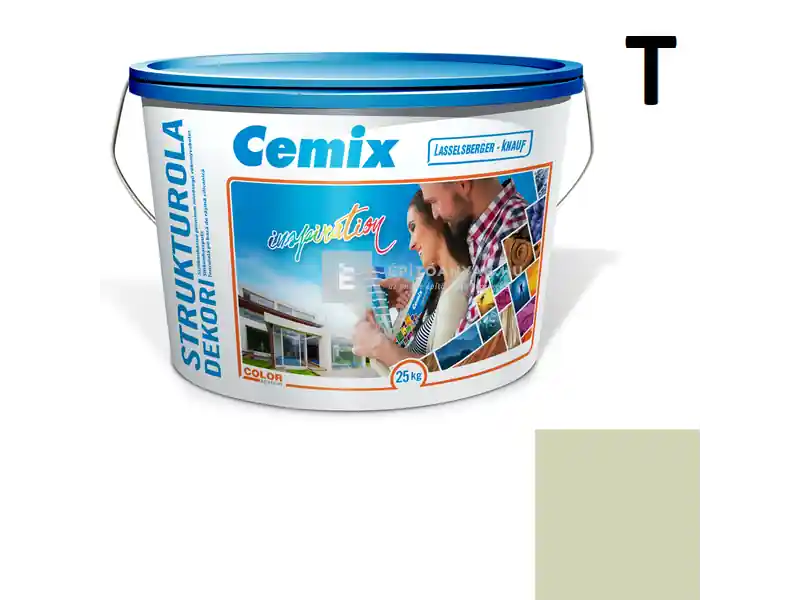 Cemix 2704 StrukturOLA Dekor diszperziós vékonyvakolat, kapart 2 mm 4513 green 25 kg Korlátozott ajánlat