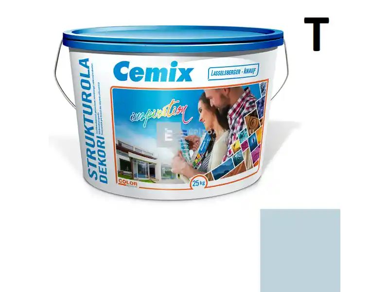 Cemix 2704 StrukturOLA Dekor diszperziós vékonyvakolat, kapart 2 mm 4713 blue 25 kg Szuper akció