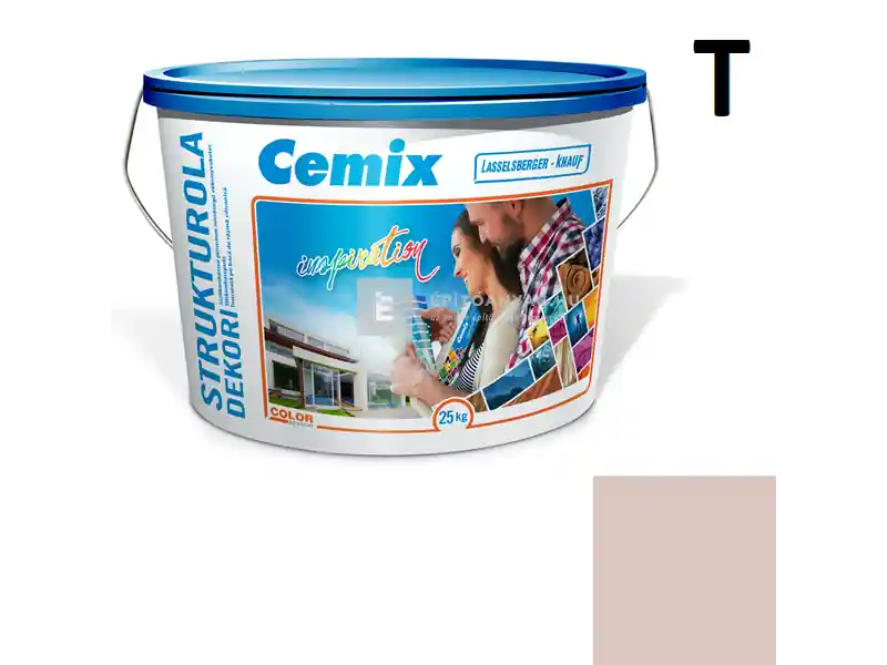 Cemix 2704 StrukturOLA Dekor diszperziós vékonyvakolat, kapart 2 mm 5113 rusty 25 kg Gyors kiszállítás