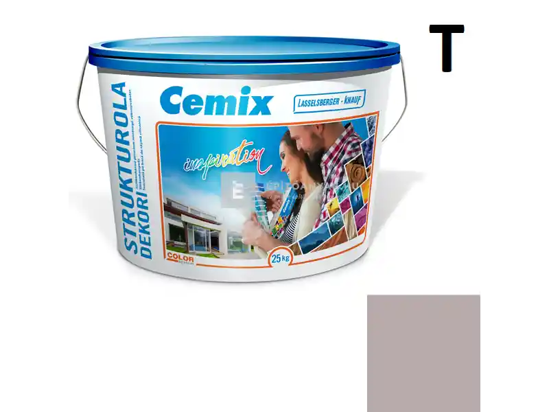 Árengedmény Cemix 2704 StrukturOLA Dekor diszperziós vékonyvakolat, kapart 2 mm 5183 rusty 25 kg