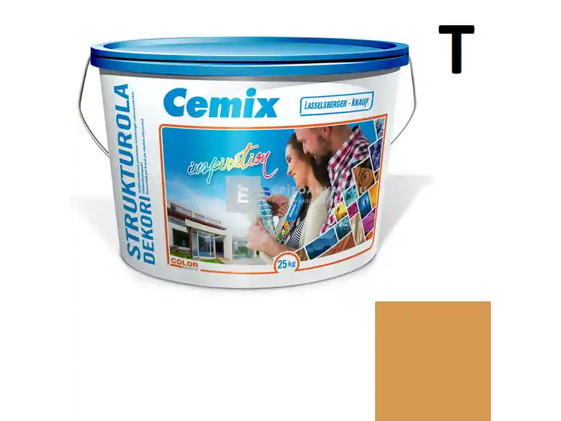 Cemix 2704 StrukturOLA Dekor diszperziós vékonyvakolat, kapart 2 mm 6159 intense 25 kg Utolsó esély