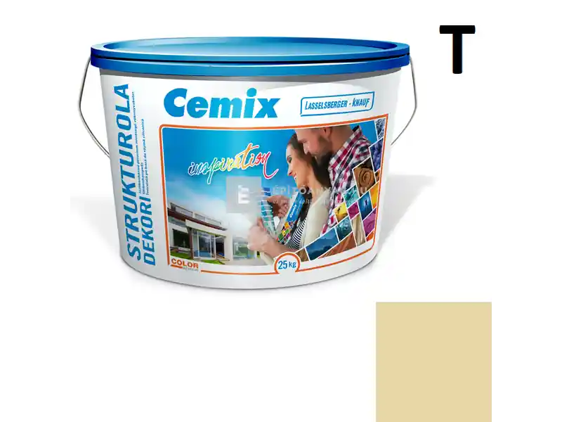Ne maradj le Cemix 2704 StrukturOLA Dekor diszperziós vékonyvakolat, dörzsölt 2 mm 4373 orange 25 kg