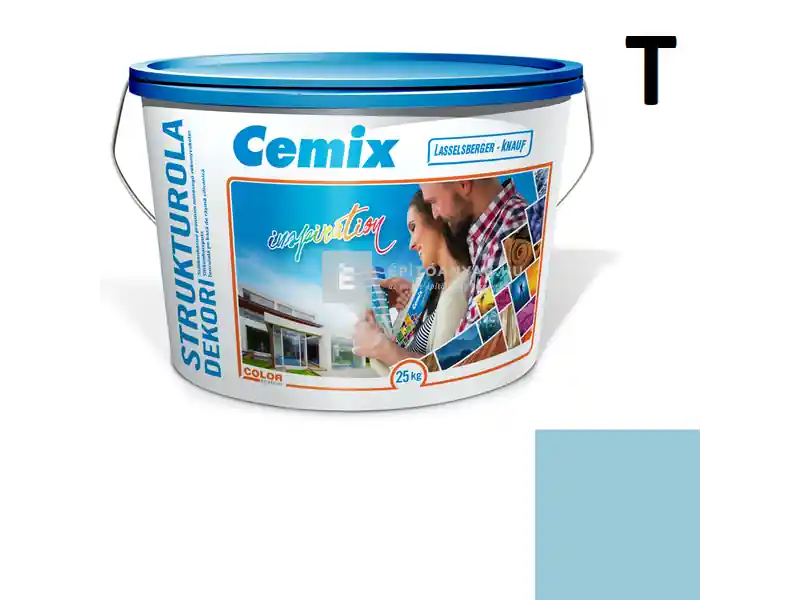 Biztonságos fizetés Cemix 2704 StrukturOLA Dekor diszperziós vékonyvakolat, dörzsölt 2 mm 6735 intense 25 kg