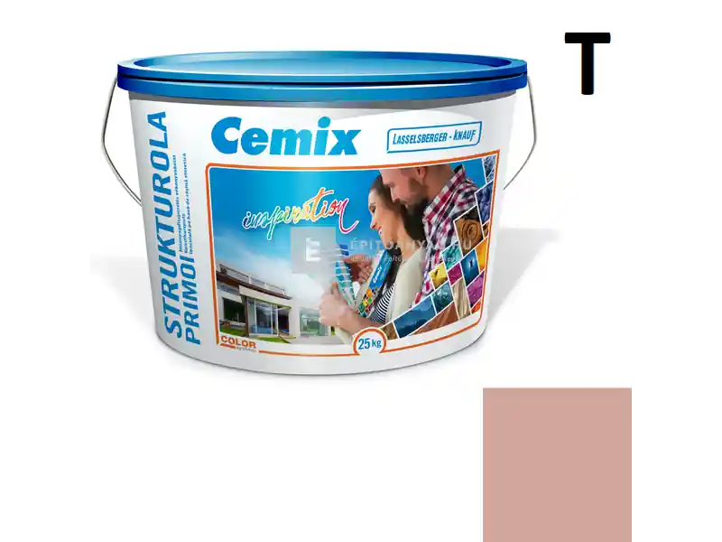 Cemix 2703 StrukturOLA Primo diszperziós vékonyvakolat, kapart 1,5 mm 5125 rusty 25 kg Szuper ajánlat