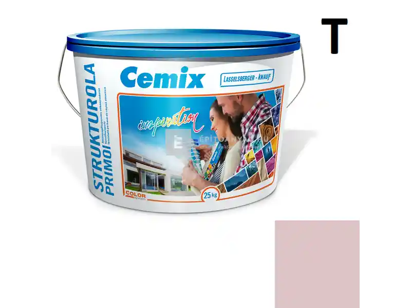 Biztonságos vásárlás Cemix 2703 StrukturOLA Primo diszperziós vékonyvakolat, dörzsölt 2 mm 5163 rusty 25 kg