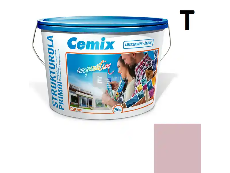 Cemix 2703 StrukturOLA Primo diszperziós vékonyvakolat, dörzsölt 2 mm 5165 rusty 25 kg Szuper akció