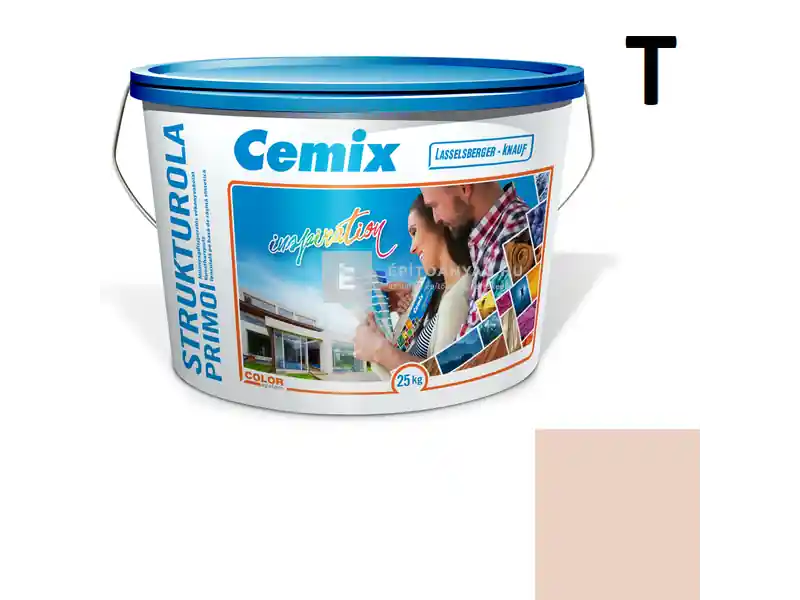 Szuper akció Cemix 2703 StrukturOLA Primo diszperziós vékonyvakolat, dörzsölt 2 mm 5177 rusty 25 kg