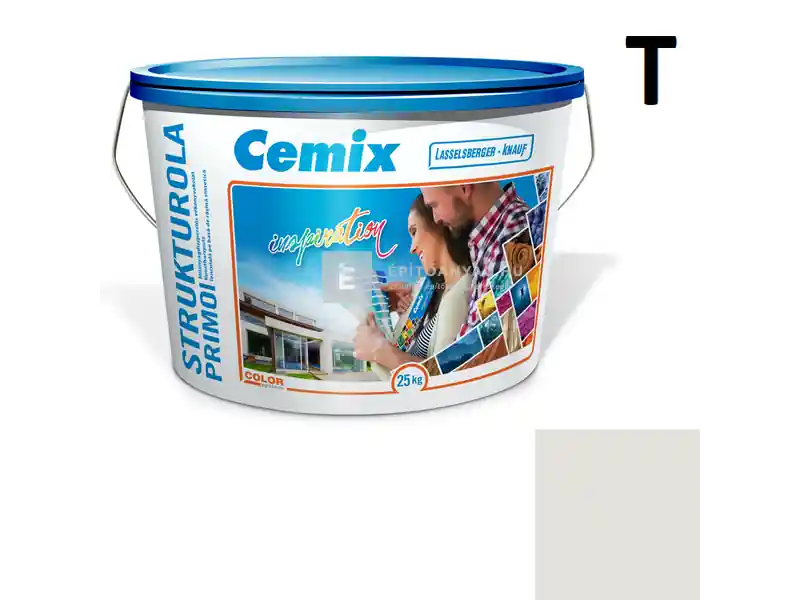 Akció Cemix 2703 StrukturOLA Primo diszperziós vékonyvakolat, dörzsölt 2 mm 5341 rock 25 kg