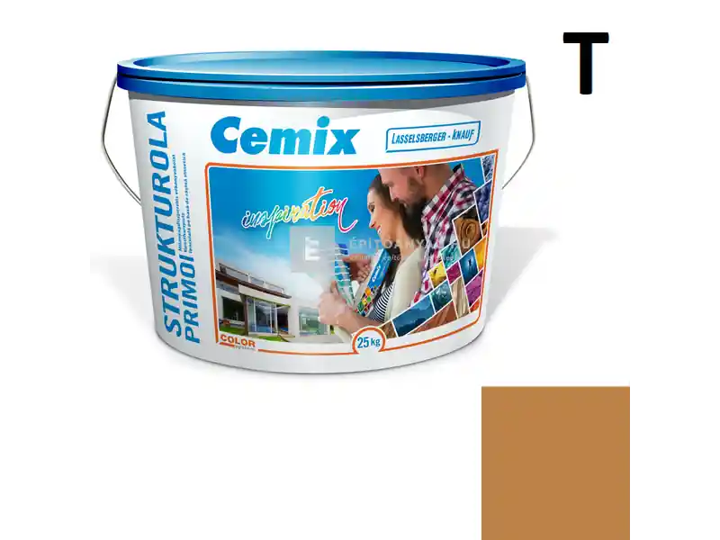 Cemix 2703 StrukturOLA Primo diszperziós vékonyvakolat, dörzsölt 2 mm 6169 intense 25 kg Szuper ajánlat