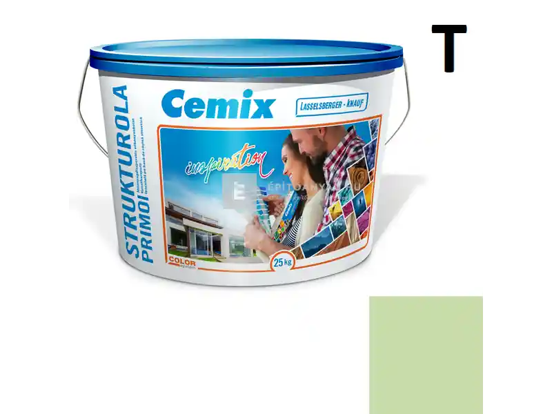 Cemix 2703 StrukturOLA Primo diszperziós vékonyvakolat, dörzsölt 2 mm 6525 intense 25 kg Szezonális akció