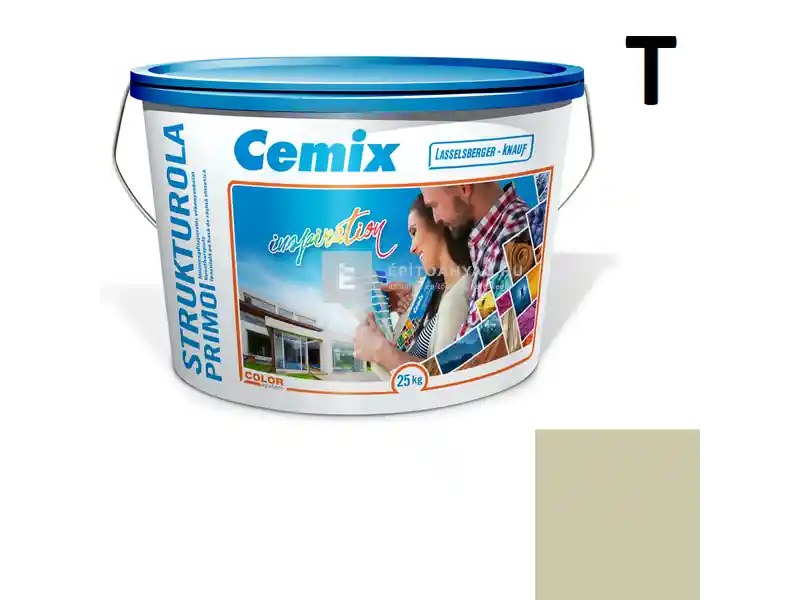 Szuper ajánlat Cemix 2703 StrukturOLA Primo diszperziós vékonyvakolat, dörzsölt 2 mm 6563 intense 25 kg