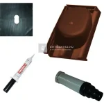 Tondach Twiston 9 csatornaszellőző szett FusionProtect rézbarna Expressz szállítás