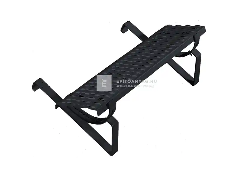 Tondach univerzális járórács garnitúra fejhorony nélküli cserepekhez antracit 80 cm Prémium