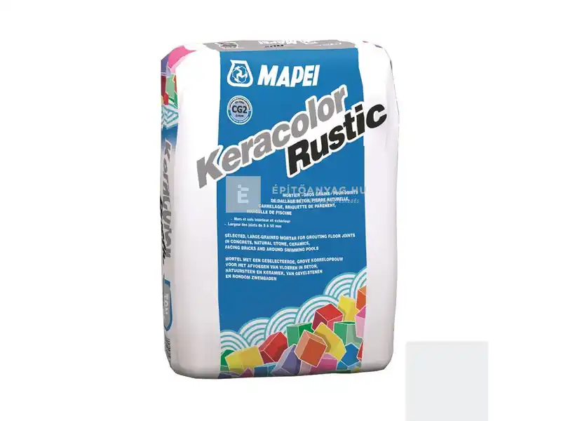 Legkelendőbb Mapei Keracolor Rustic fugázó 111 ezüstszürke 25 kg