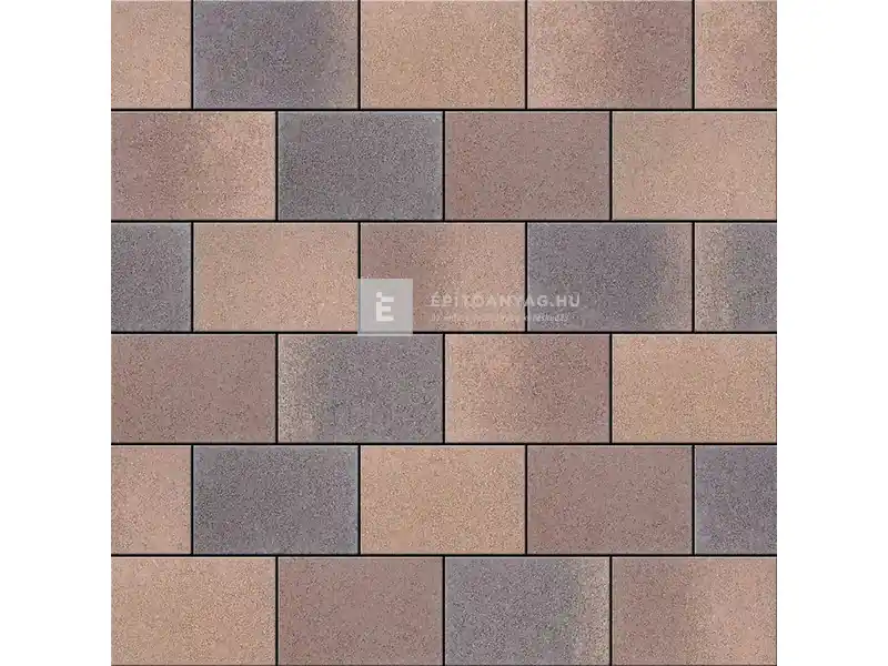 Legnépszerűbb Semmelrock Citytop Smart térkő barna mix 13,3x20x5 cm