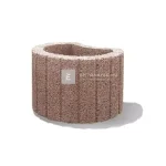 Azonnal elérhető Semmelrock Mini növényedény vörösbarna 30x20 cm