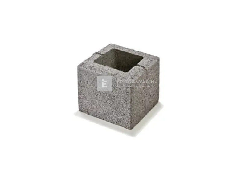 Semmelrock Rivago kerítéselem félkő középszürke 20x20x16 cm Kedvezmény
