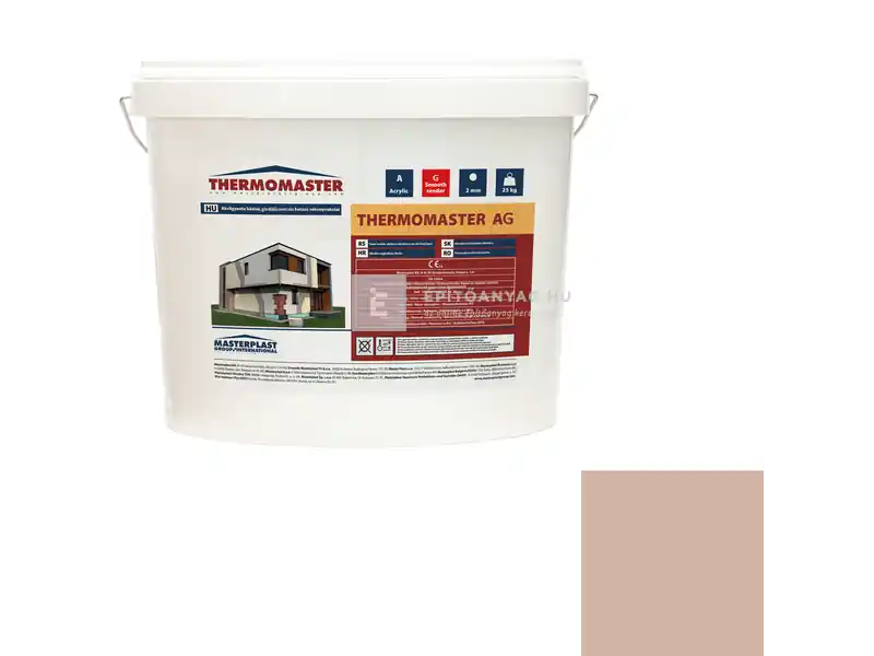 Prémium Masterplast Thermomaster akril vékonyvakolat, gördülőszemcsés 2 mm 09-D 25 kg