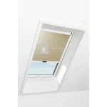 Roto Designo ZRE R6/R8 54x78 cm, sötét-bézs fényszűrő roló, alumínium profilokkal Népszerű
