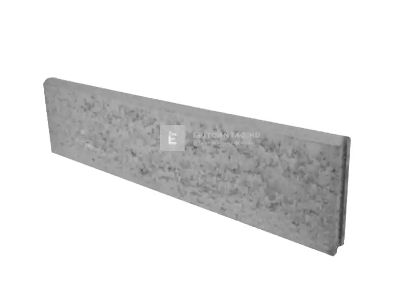 KK Kavics kerti szegély szürke 5x100x20 cm Szuper akció