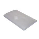 Bestseller Leier lábazati kúpos fedlap finombeton szürke 20x49x4 cm