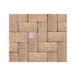 Árengedmény Leier Patio antik térkő és falazóelem agyagbarna 25x12,4 cm 5 cm