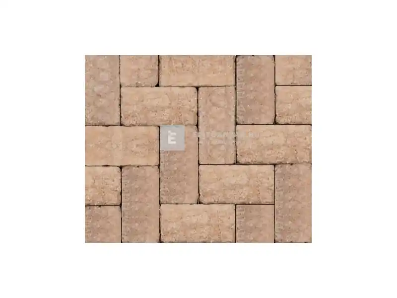 Árengedmény Leier Patio antik térkő és falazóelem agyagbarna 25x12,4 cm 5 cm