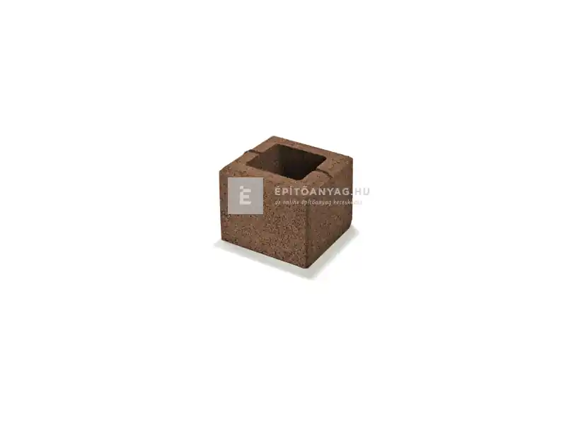 Kedvezményes ár Semmelrock Rivago kerítéselem félkő mokka 20x20x16 cm